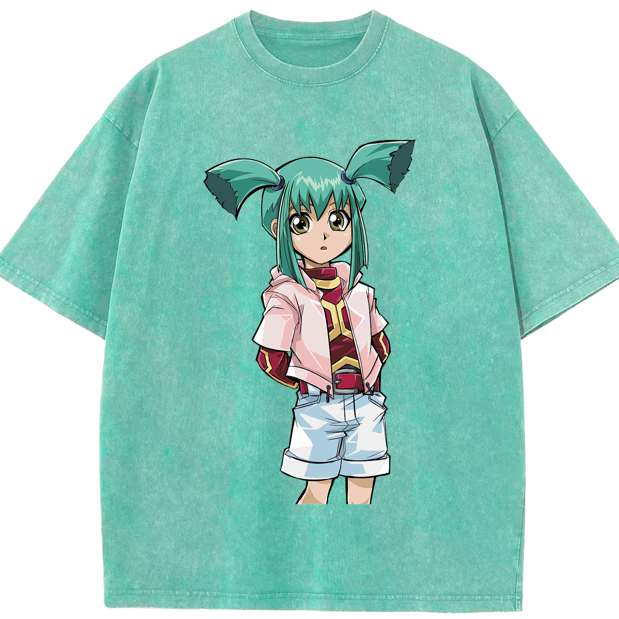 （画像用） 遊☆戯☆王 Yu-Gi-Oh! 綿100% ヴィンテージ風 半袖Tシャツ（フロントプリント）